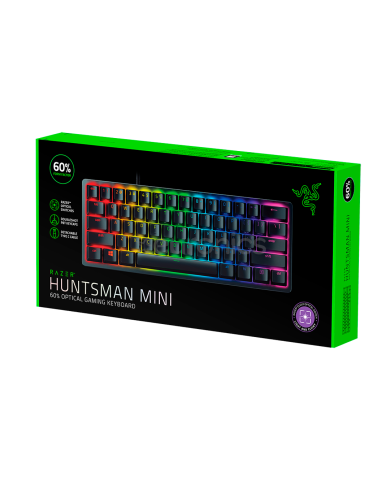 Teclado mecánico Razer Hunstman Mini Negro 60 % Switch Red Inglés