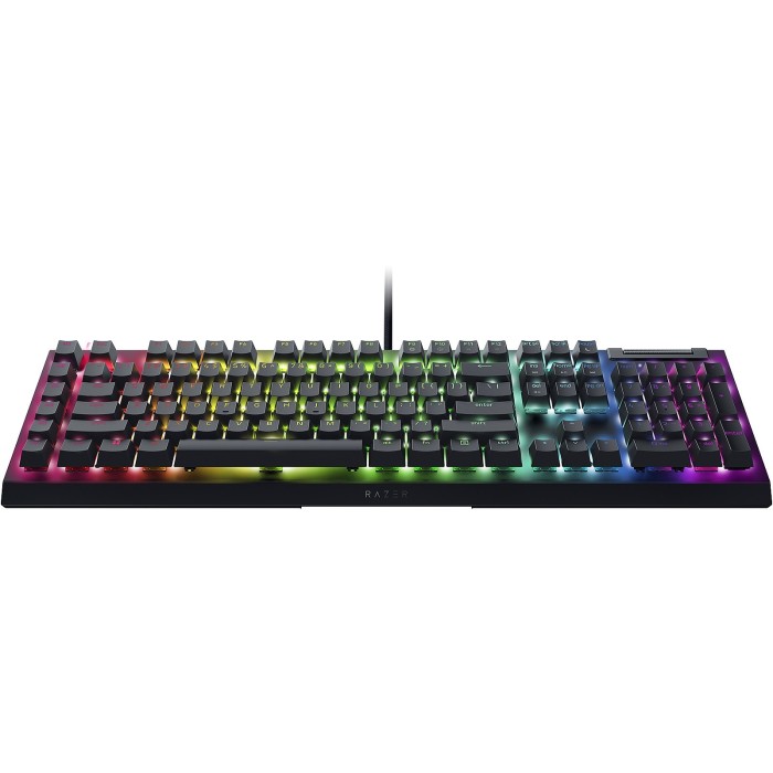 Teclado mecánico Razer Blackwidow V4 X Switch Yellow Inglés