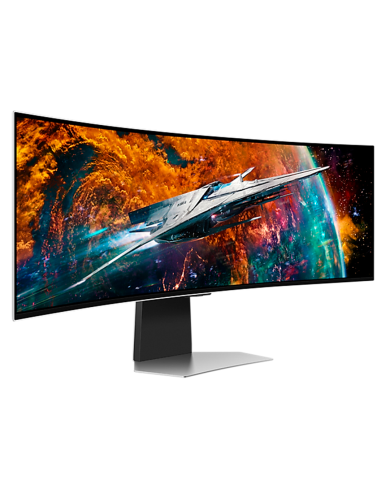 Monitor Gamer Samsung Odyssey G9 49" Curvo OLED, 240Hz, 0.03ms, 5120x1440