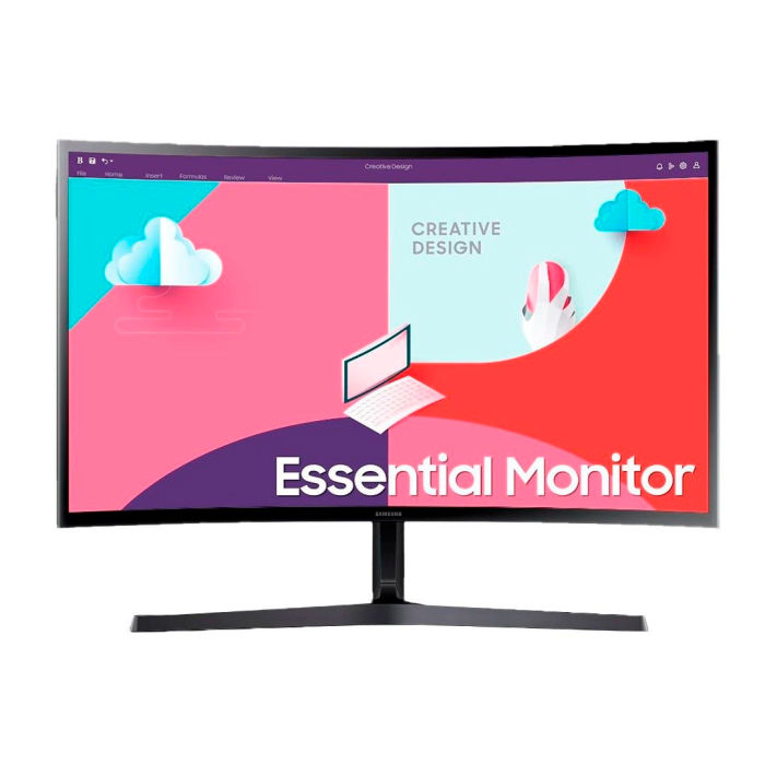 Monitor Samsung 24" Curvo VA, 75Hz, 4ms, AMD FreeSync, 1920x1080