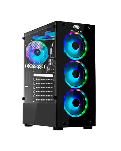 Pc Gamer Cobra Black V1 Intel Core I5-10400, GeForce GTX 1650 4GB, SSD 256GB, RAM 16 GB, W11P| Snake Gamer