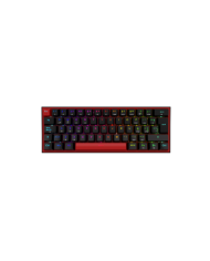 Teclado mecánico inalámbrico Redragon Fizz Pro K616-RGB Pink/White, Switch Red, Español