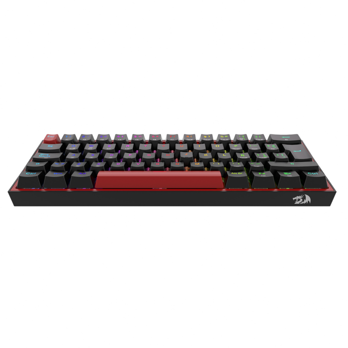 Teclado mecánico inalámbrico Redragon Fizz Pro K616-RGB Black, Switch Red, Español