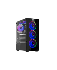 Pc Gamer Vibora Black V5 AMD Ryzen 7 5700X, RADEON RX 7600, SSD 1TB, RAM 32 GB, W11P | Snake Gamer