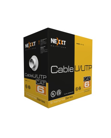 Bobina De Cable De Red UTP Cat6 AZUL PORTADA