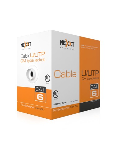 Bobina De Cable De Red UTP Cat6 AZUL Cable 24AWG portada