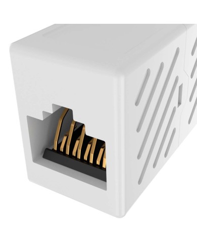 Módulo acoplador lineal Nexxt CAT6 Blanco detalle