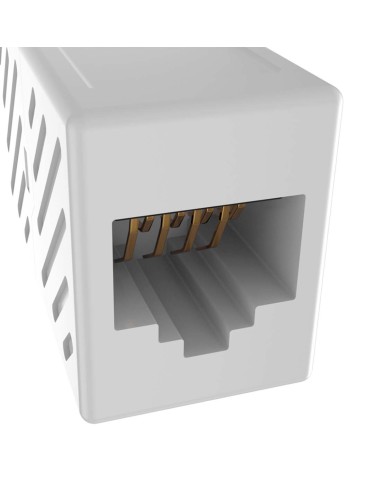 Módulo acoplador lineal Nexxt CAT6 Blanco front