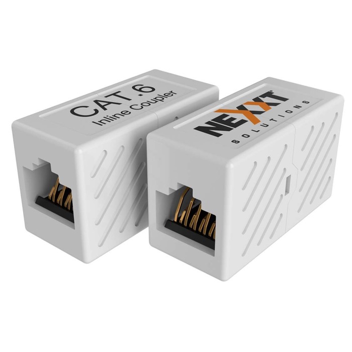 Módulo acoplador lineal Nexxt CAT6 Blanco
