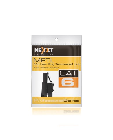 Conector modular Nexxt Cat.6, RJ45, no blindado bag