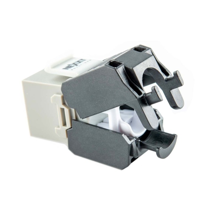 Modulo Keystone Cat6A GRIS tipo 110 sin blindaje