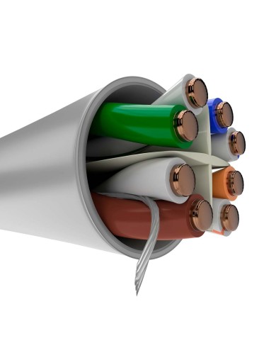 Bobina De Cable De Red UTP Cat6 GRIS LSZH
