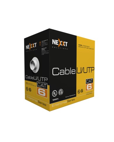 Bobina De Cable De Red UTP Cat6 GRIS 23AWG LSZH 305m
