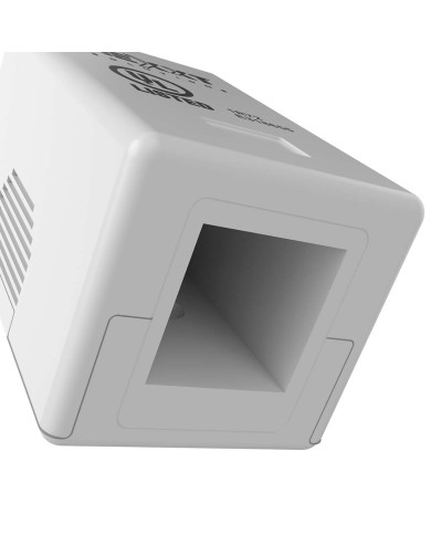 Caja de montaje sobre pared Nexxt 1 puerto Blanco  RJ45