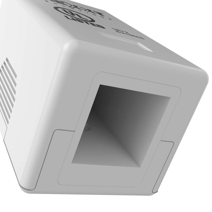 Caja de montaje sobre pared Nexxt 1 puerto Blanco  RJ45