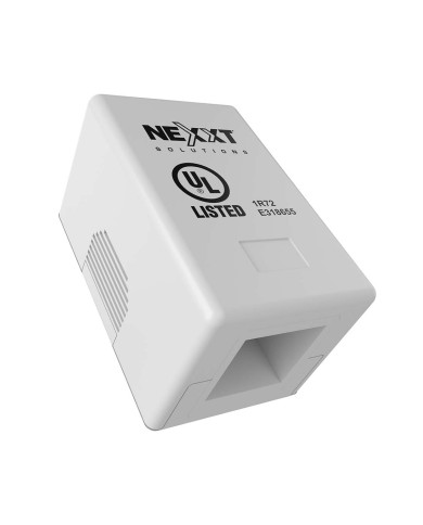 Caja de montaje sobre pared Nexxt 1 puerto Blanco