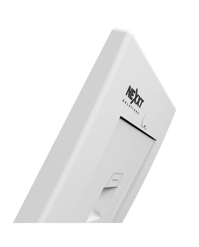 Placa de pared 1/2/4 puertos Blanco para conectores tipo keystone (bolsa de 100)