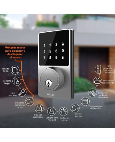 Cerradura Inteligente WiFi Nexxt NHS-D100