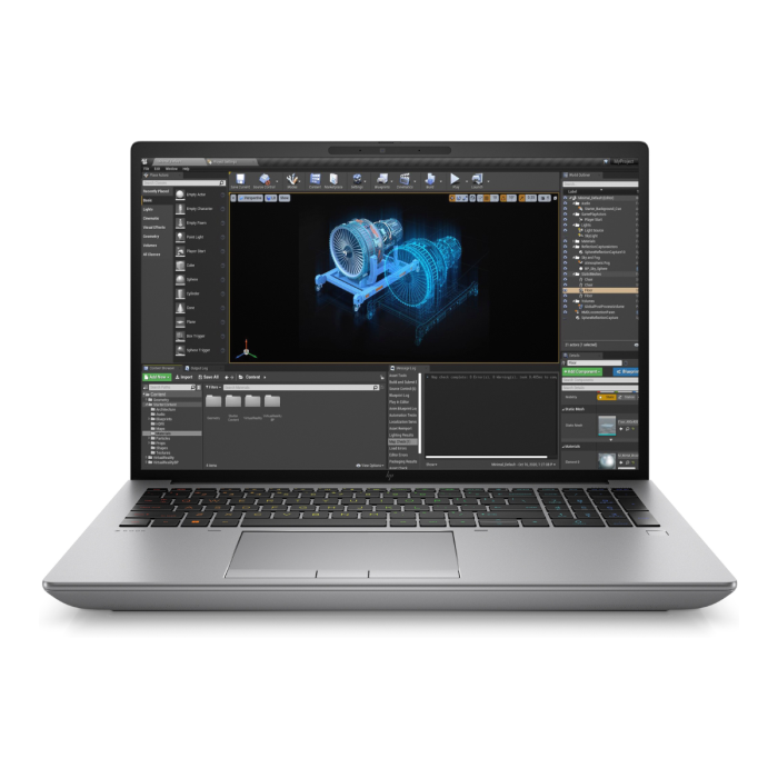 Notebook HP Zbook Fury16 G10, i9-13900HX, 64GB RAM. 2TB SSD, NVIDIA RTX 5000, W11P, 16"