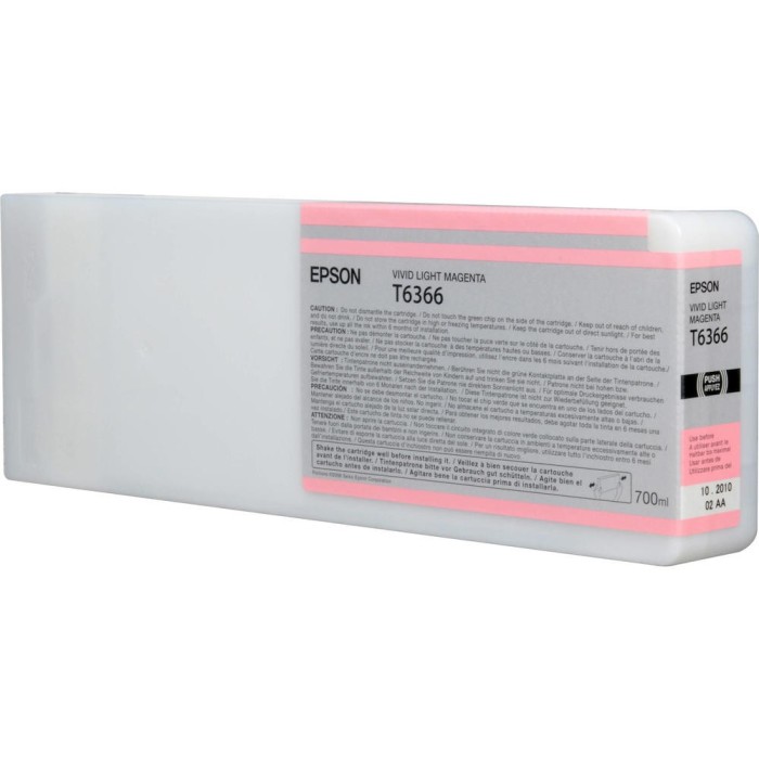 Cartucho de Tinta Epson T636600 | Magenta Vivo Claro, 700ml