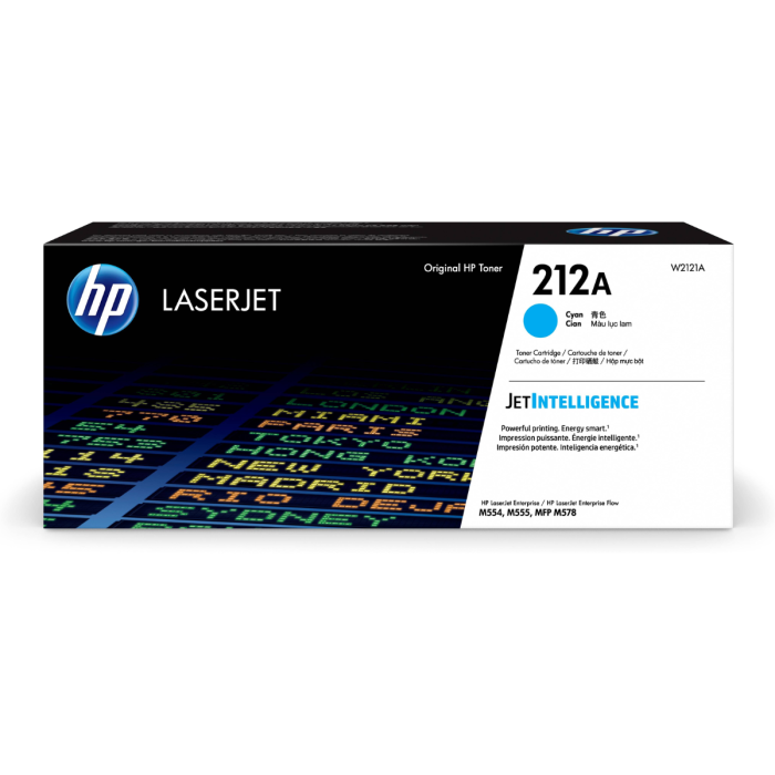 Cartucho de Toner HP 212A LaserJet Cian Original
