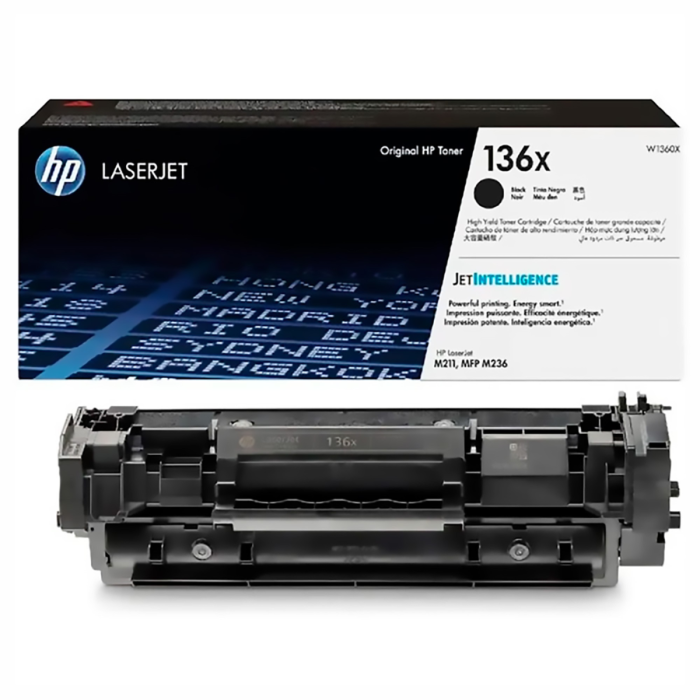 Cartucho de Toner HP 136X LaserJet Negro Original