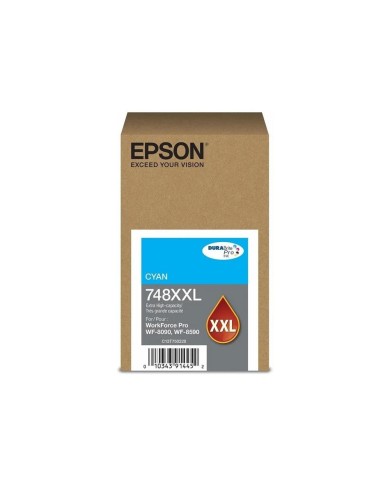 Cartucho de Tinta Original Epson T748XXL, Cyan, Extra Alta Capacidad