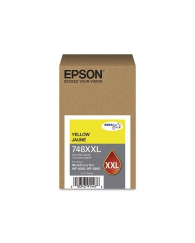 Cartucho de Tinta Original Epson T748XXL, Amarillo, Extra Alta Capacidad