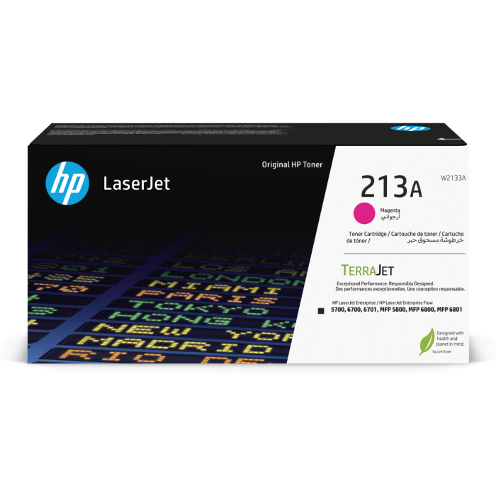 Cartucho de Toner HP 213A LaserJet Magenta Original