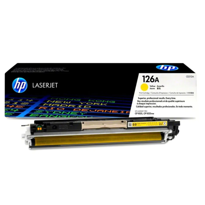 Cartucho de Toner HP 126A LaserJet Pro Amarillo Original