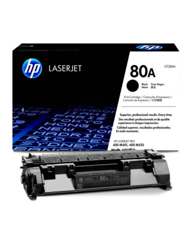 Cartucho de Toner HP LaserJet Pro 80A Negro Original