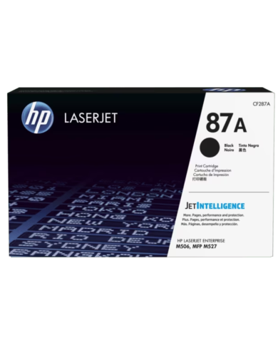 Cartucho de Toner HP 87A LaserJet Negro Original