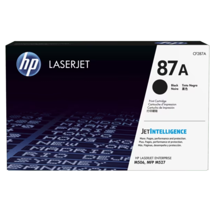 Cartucho de Toner HP 87A LaserJet Negro Original
