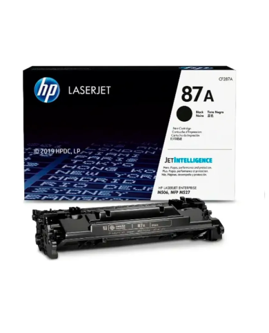 Cartucho de Toner HP 87A LaserJet Negro Original
