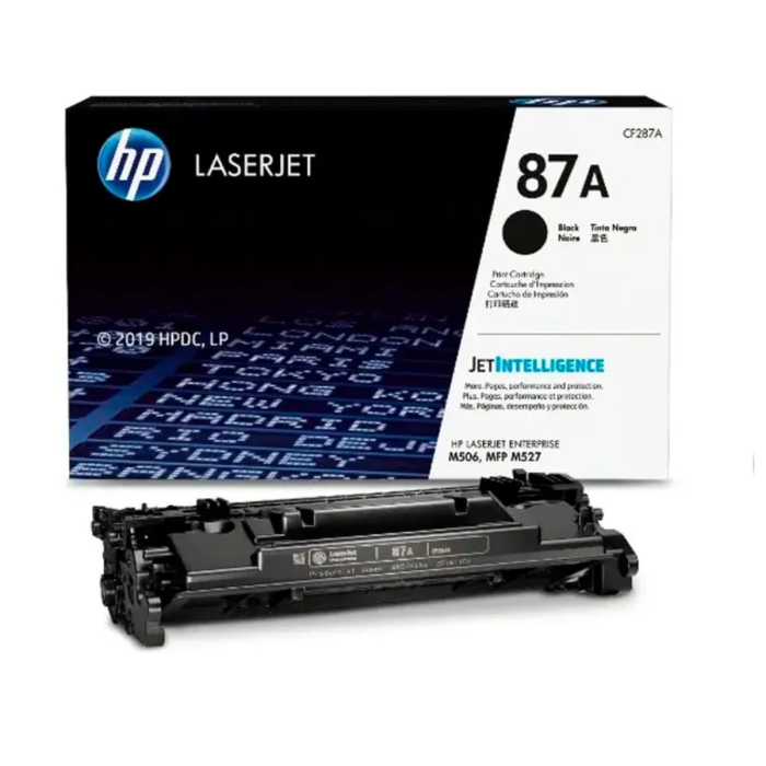 Cartucho de Toner HP 87A LaserJet Negro Original
