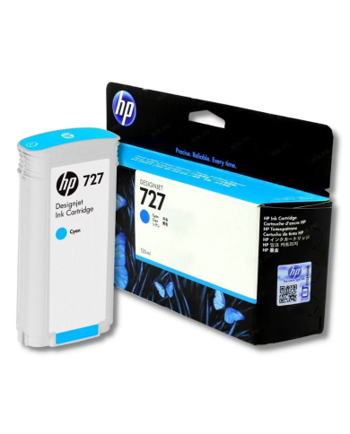 Cartucho de tinta HP 727 DesignJet Cian Original, 130ml