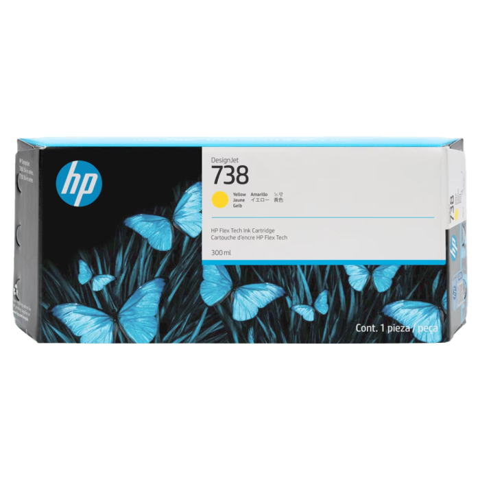 Cartucho de tinta HP 738  DesignJet Amarillo, 130ml