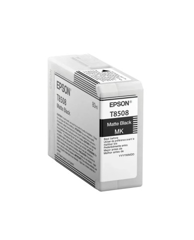 Cartucho de Tinta Original Epson T850 UltraChrome Negro Matte 80 ml