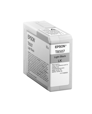 Cartucho de Tinta Original Epson T850 UltraChrome Negro Claro 80 ml