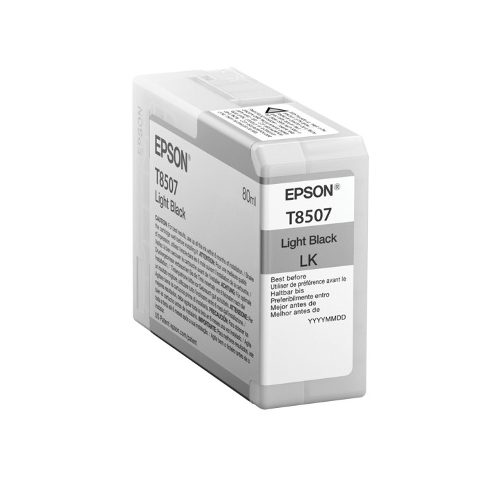 Cartucho de Tinta Original Epson T850 UltraChrome Negro Claro 80 ml