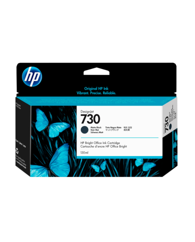 Cartucho de tinta HP 730 DesignJet Negro Mate Original, 130ml