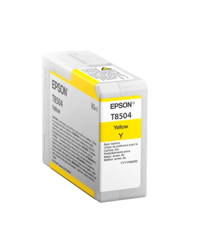 Cartucho de Tinta Original Epson T850 UltraChrome Amarillo 80 ml