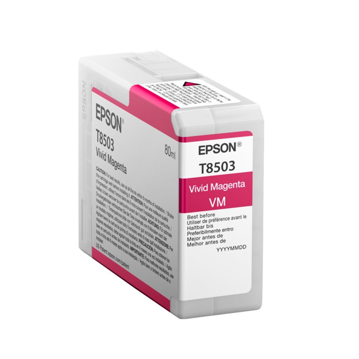Cartucho de Tinta Original Epson T850 UltraChrome Magenta 80 ml