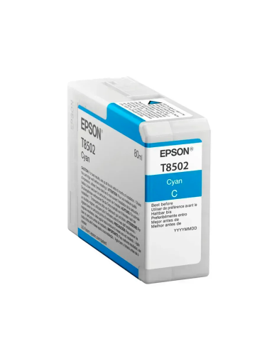 Cartucho de Tinta Original Epson T850 UltraChrome Cian 80 ml