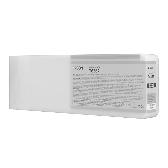 Cartucho de Tinta Original Epson T636 Negro Claro 700 ml