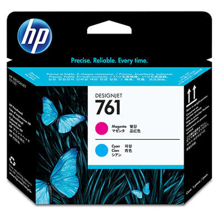 Cartucho de tinta HP 761 DesignJet Magenta y Cian Original