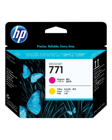 Cartucho de tinta HP 771 Magenta y Amarillo Original