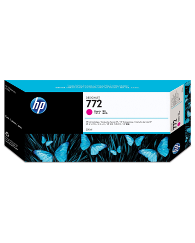Cartucho de tinta Hp 772 DesignJet Magenta Original, 300ml