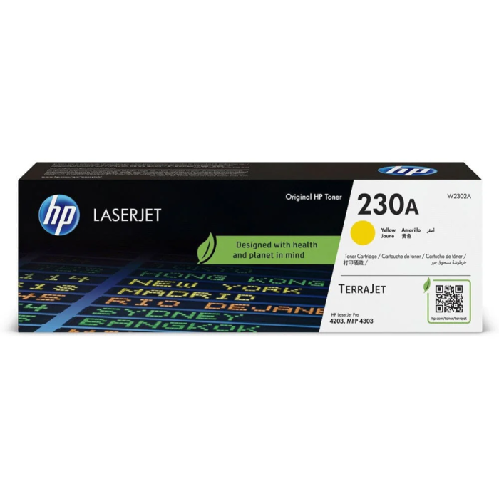 Cartucho de Toner HP 230A LaserJet Amarillo Original