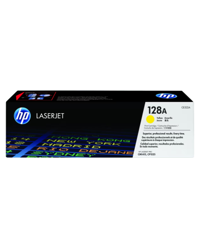 Cartucho de Toner HP 128A LaserJet Amarillo Original
